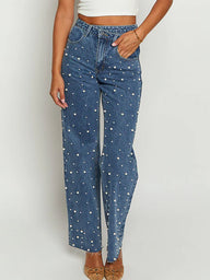 CELESTE Luxe Pearl Jeans
