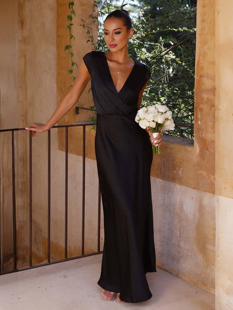 LORINA - Satin Mermaid Dress