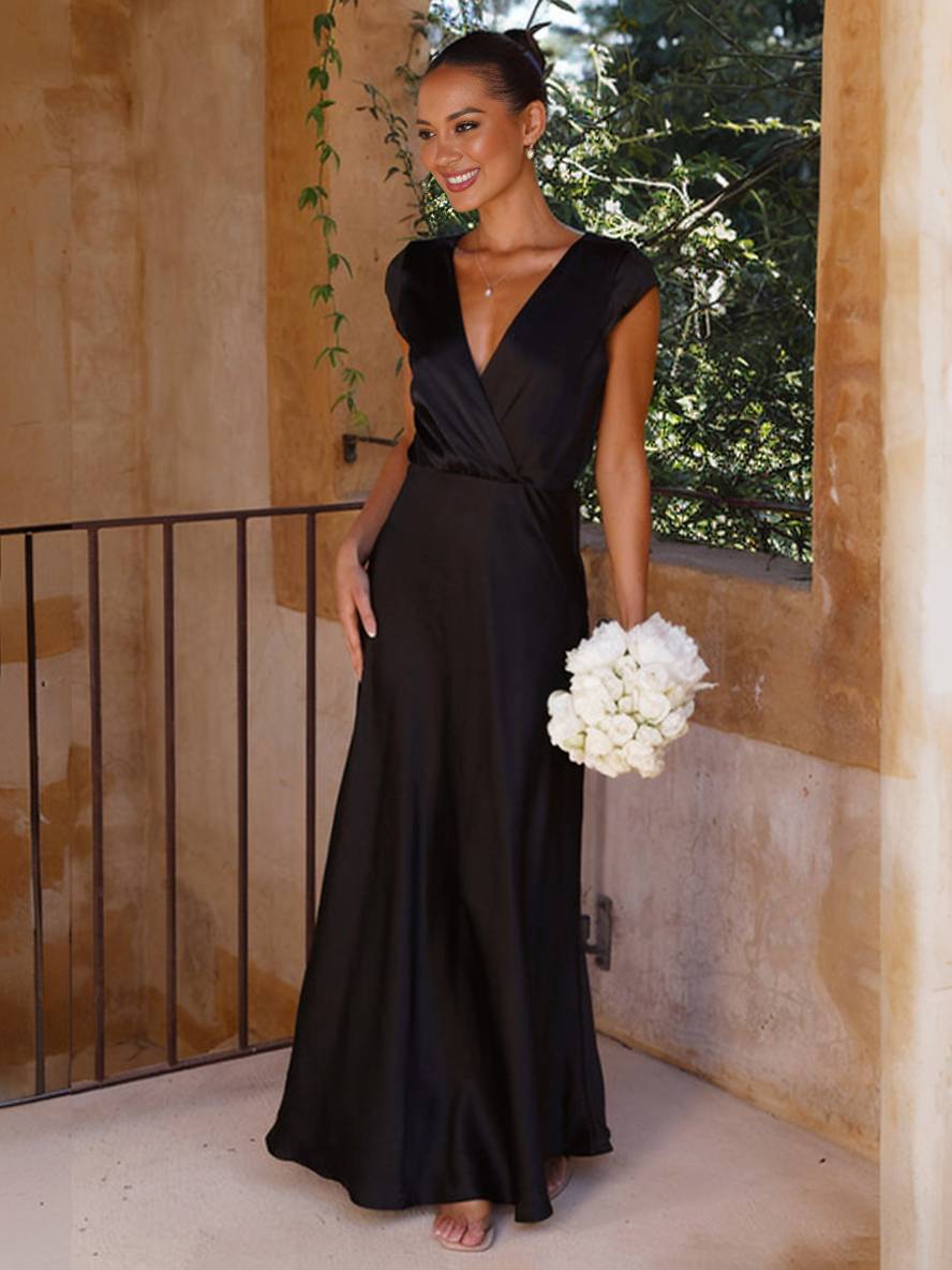 LORINA - Satin Mermaid Dress