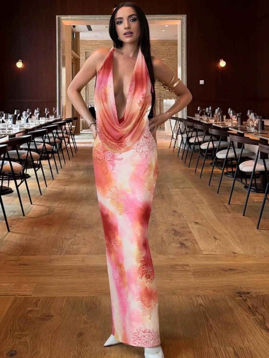 LUNARA - Floral Maxi Dress