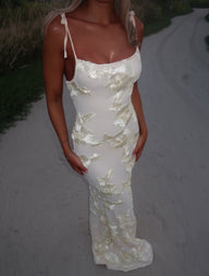 MIRELA Floral Maxi Dress
