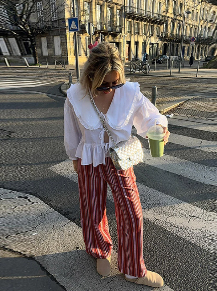 Lena | Camicetta con cravatta