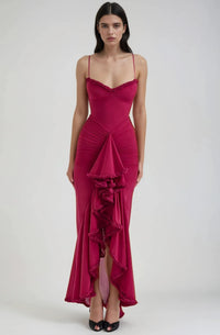 FLAVIA Ruffle Maxi Dress