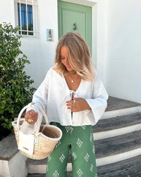 Amara | Camicia con fiocco