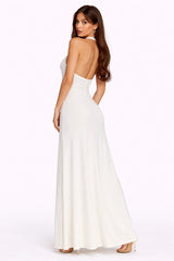 ALTHEA Cupro Maxi Dress 