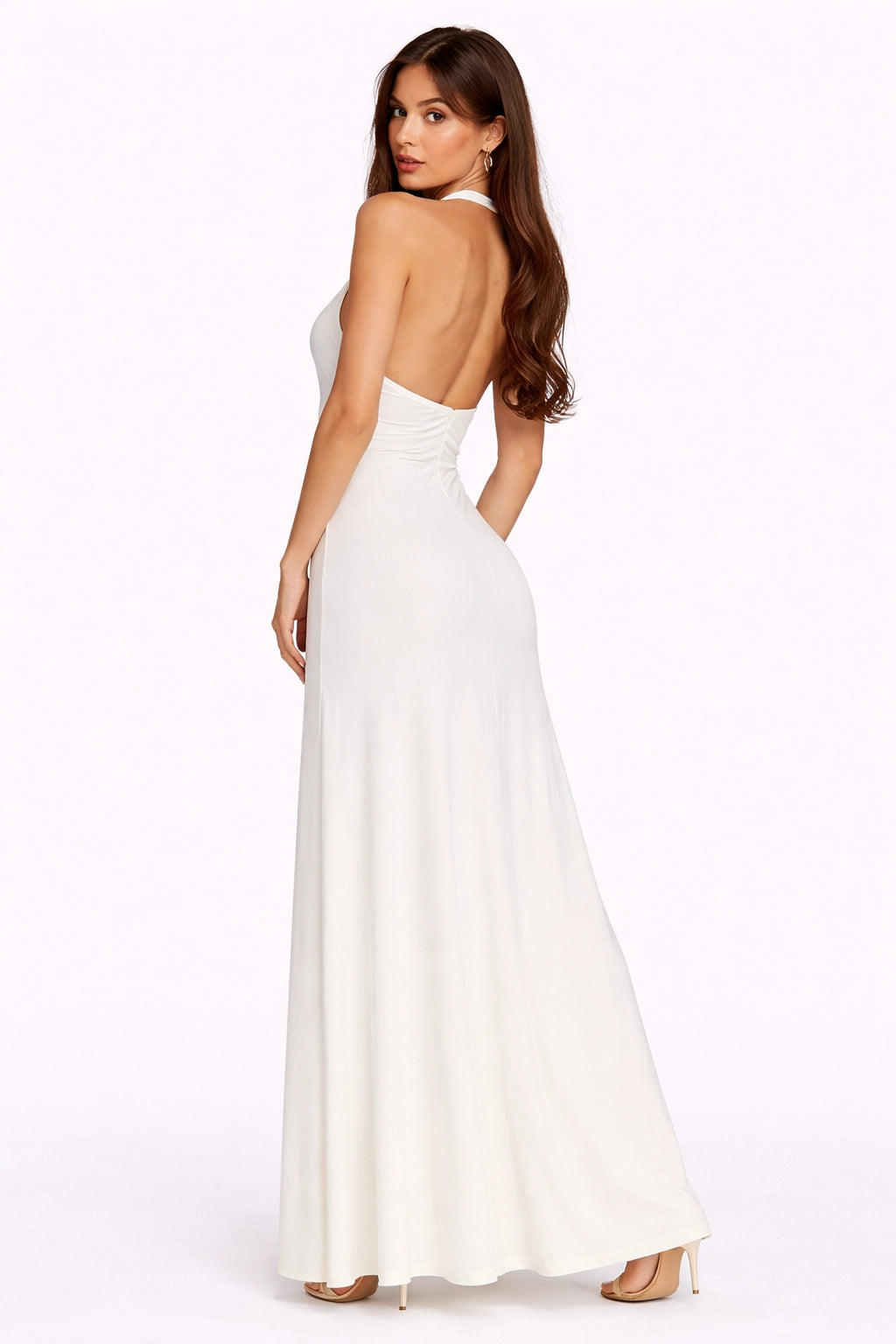 ALTHEA Cupro Maxi Dress 