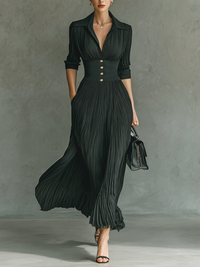 ELARIS Belted Maxi Dress
