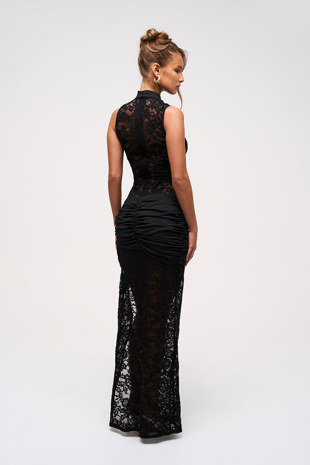 ALEXIA Lace Maxi Dress
