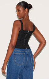 AVIERA Boned Longline Corset Top