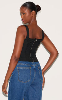 AVIERA Boned Longline Corset Top