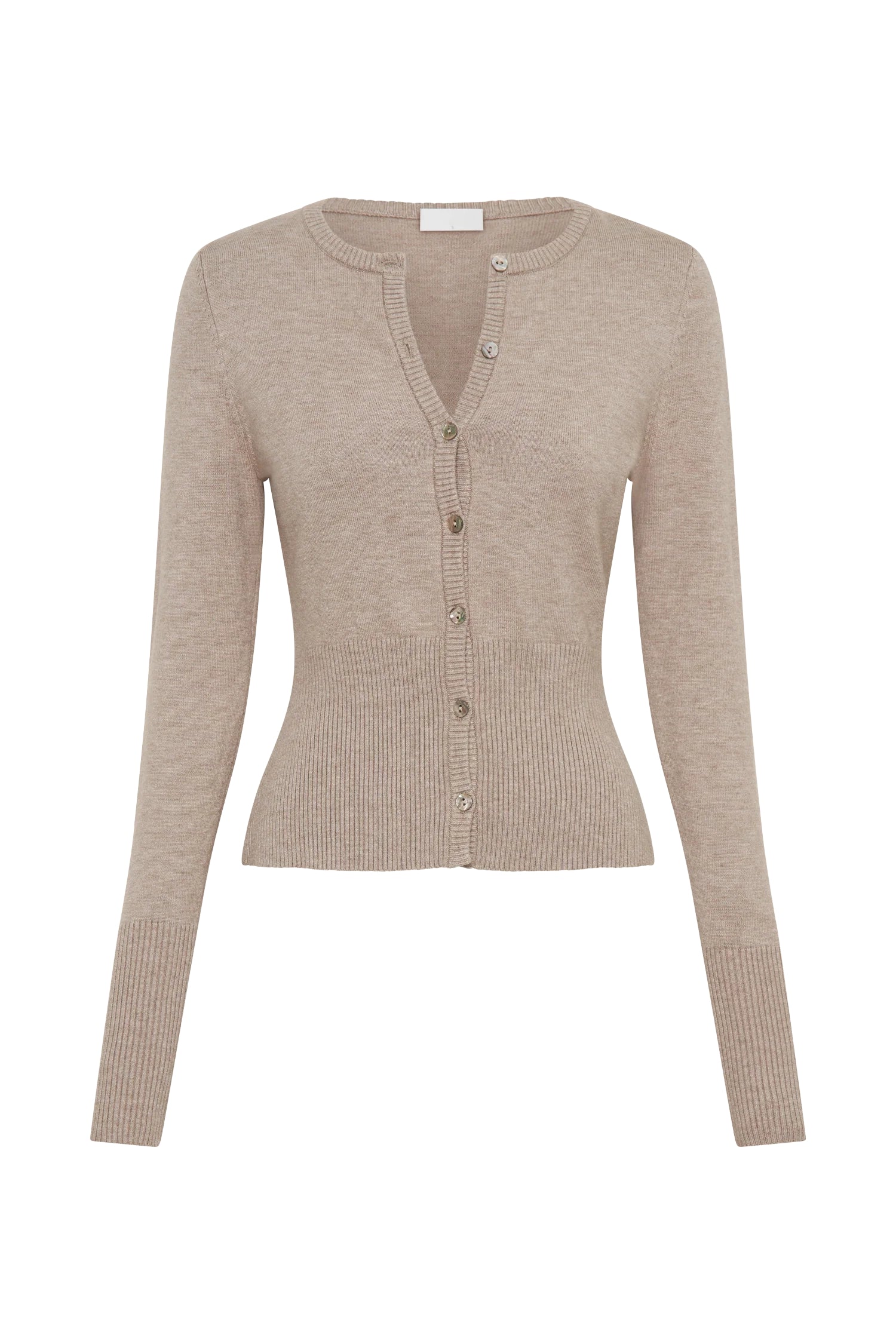 Carina-Elise Buttoned Knit Cardigan