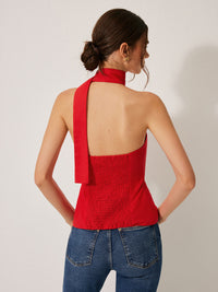 LINEN Halter Top