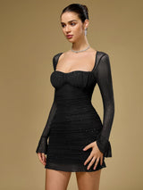 LUCERA Mesh Mini Dress