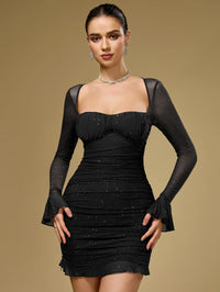 LUCERA Mesh Mini Dress