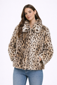 ELVORU Leopard Classic Coat 