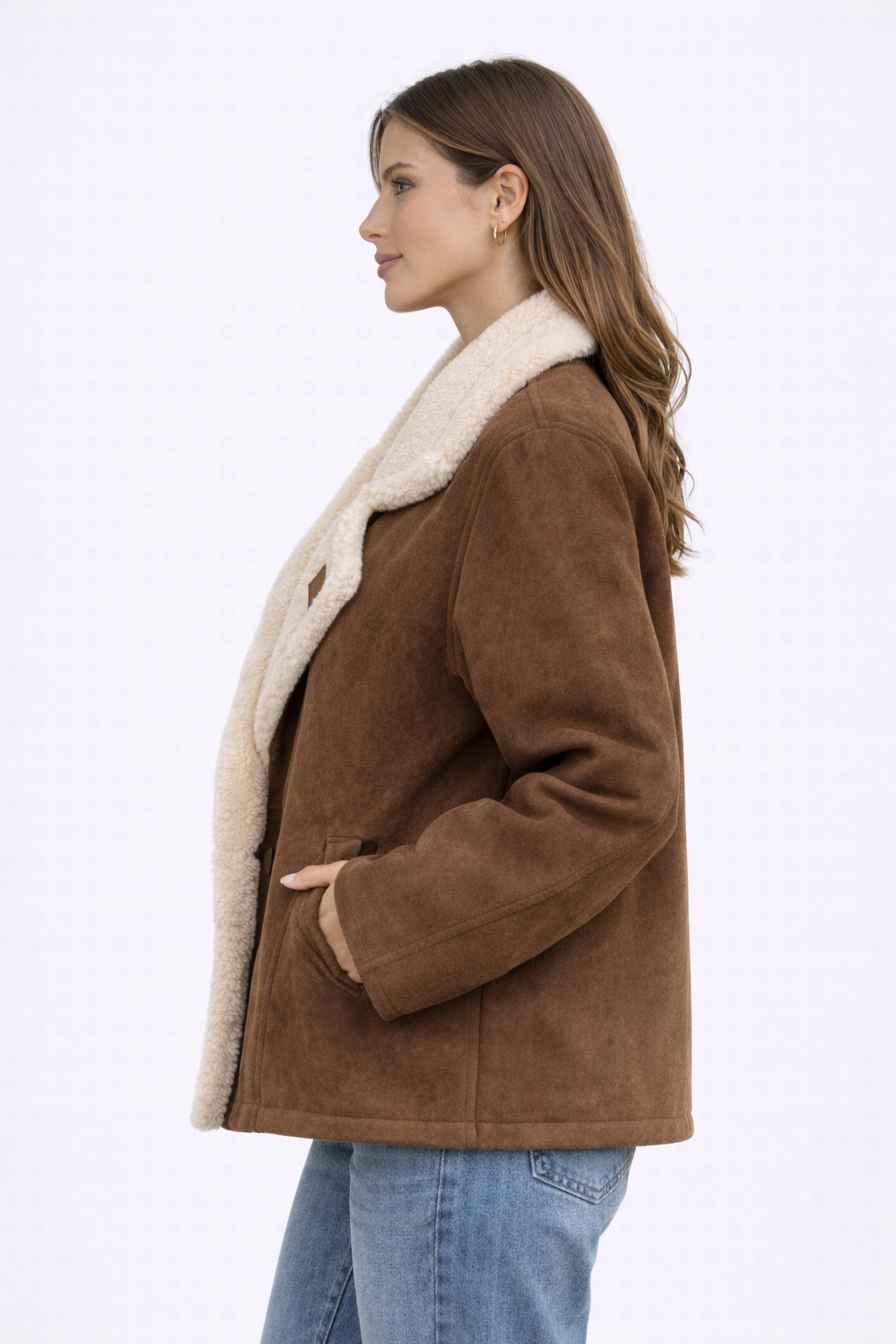 BELLINA Faux Fur Coat