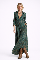 PLAIRA Shirt Maxi Dress