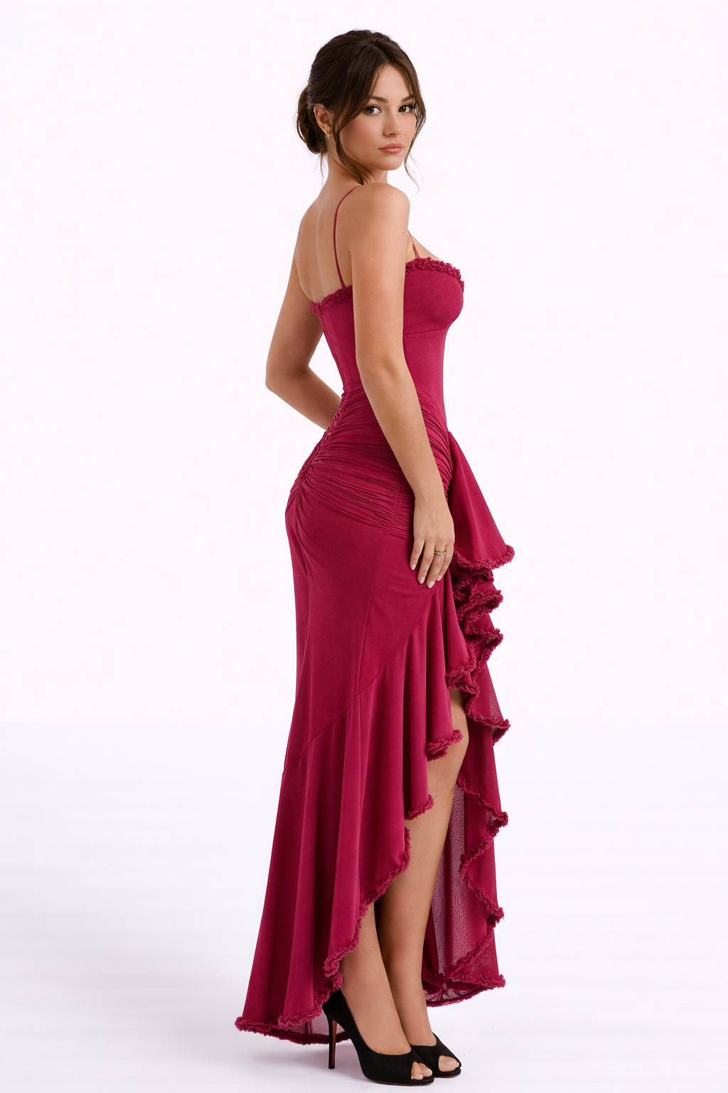 FLAVIA Ruffle Maxi Dress 