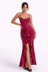FLAVIA Ruffle Maxi Dress 