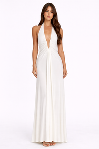 ALTHEA Cupro Maxi Dress 
