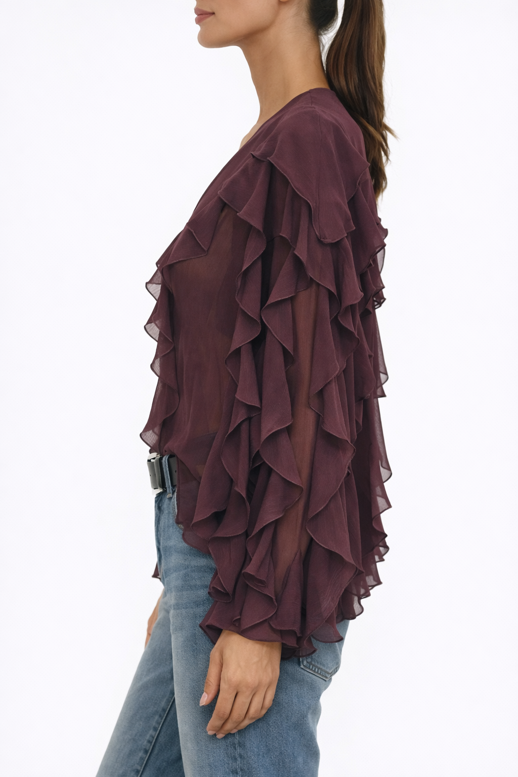 PURE DESIRE Ruffle Blouse 