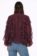 PURE DESIRE Ruffle Blouse 