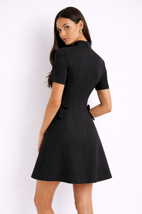 AURA Bow Cut Out Dress