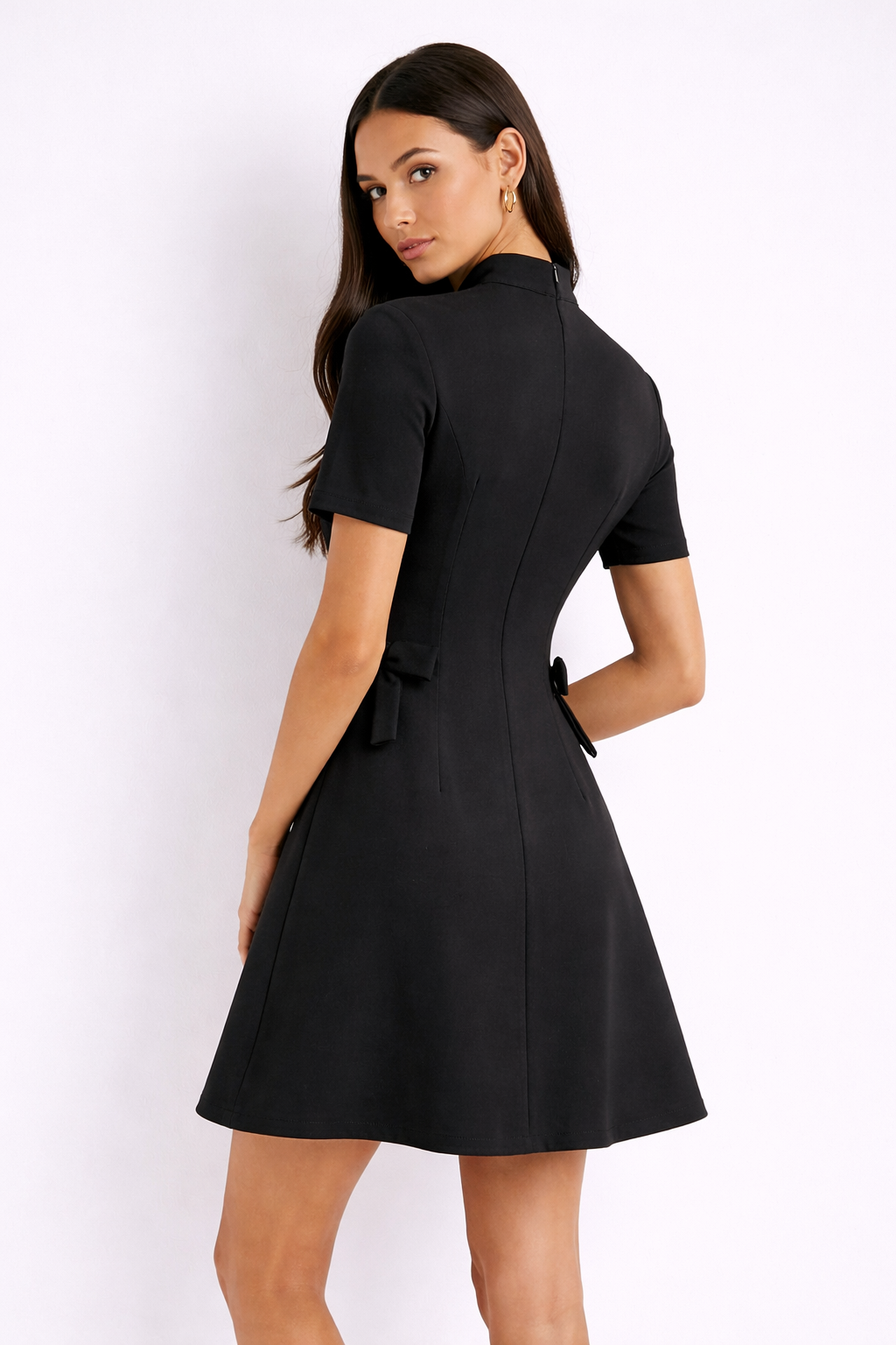 AURA Bow Cut Out Dress