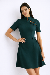 AURA Bow Cut Out Dress