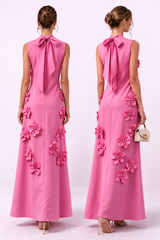 BLOOM Floral Embellished Sleeveless Maxi Dress