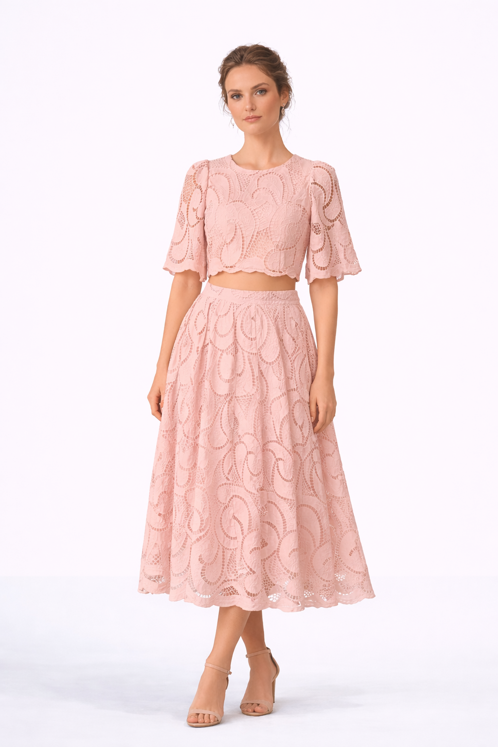 Elena Lace Two Piece Set