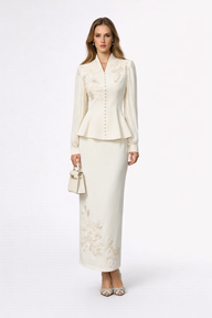 ZAVERA Cotton Midi Dress