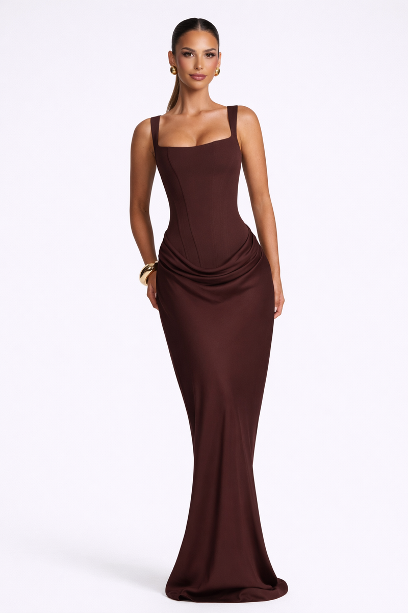 INDIRA Bodycon Maxi Dress