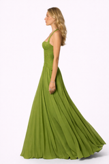 FENITY Maxi Dress Elegant Halter Silhouette