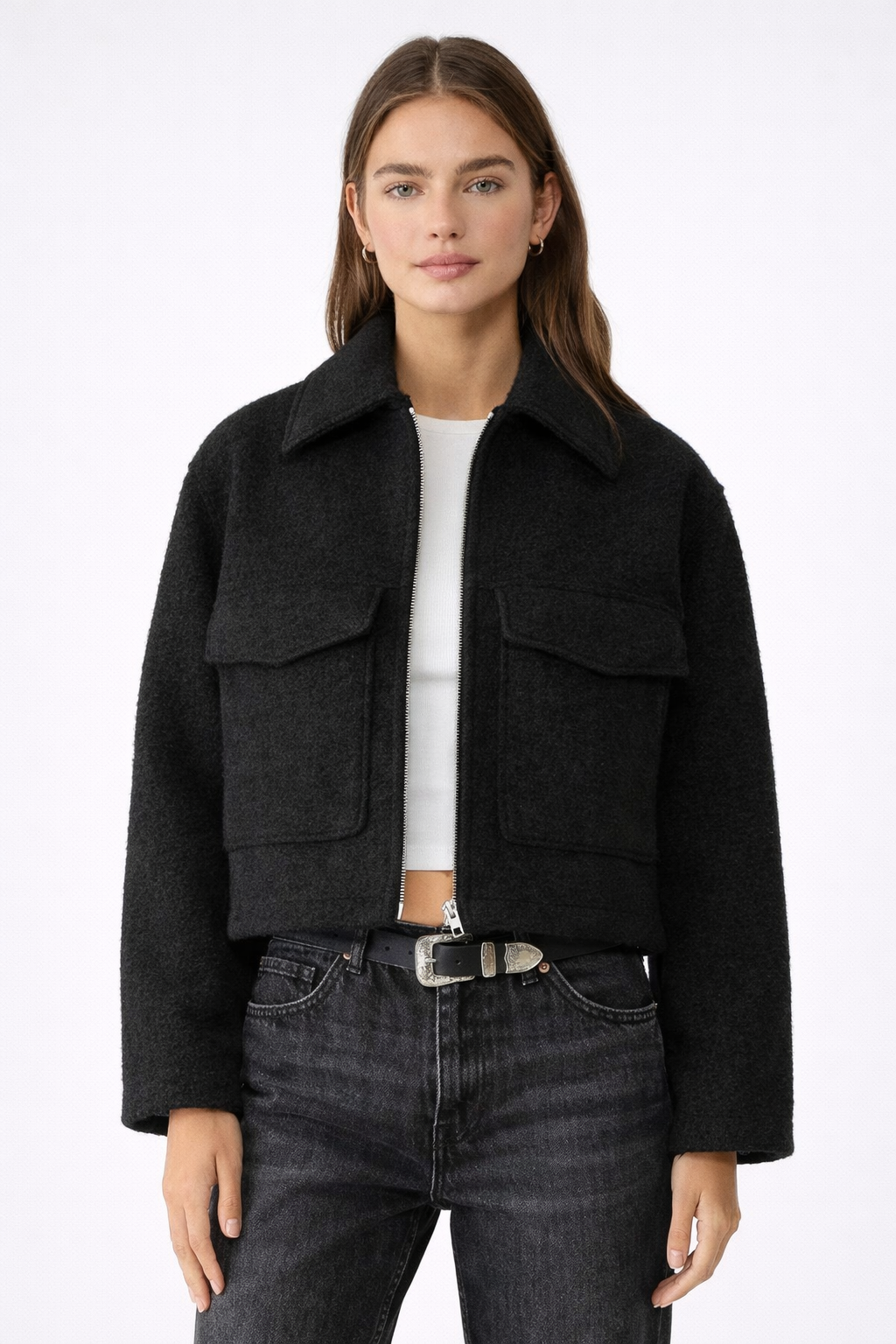 TEDDY JACKET Zip waist jacket