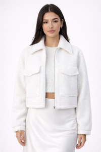 TEDDY JACKET Zip waist jacket