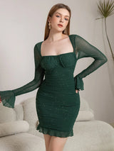 LUCERA Mesh Mini Dress