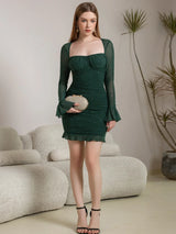 LUCERA Mesh Mini Dress