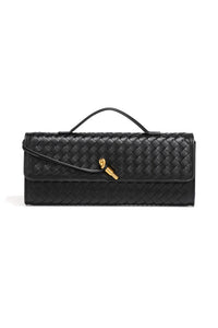 Woven Clutch with Top Handle