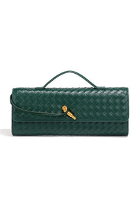 Woven Clutch with Top Handle