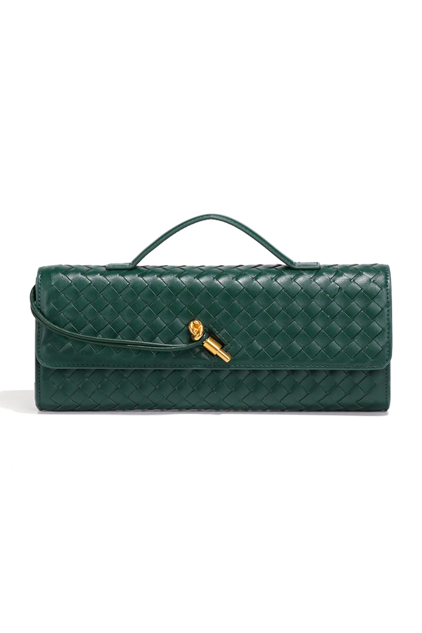 Woven Clutch with Top Handle
