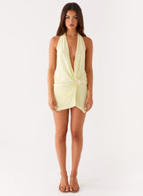 ELESTINA Scarf Mini Dress