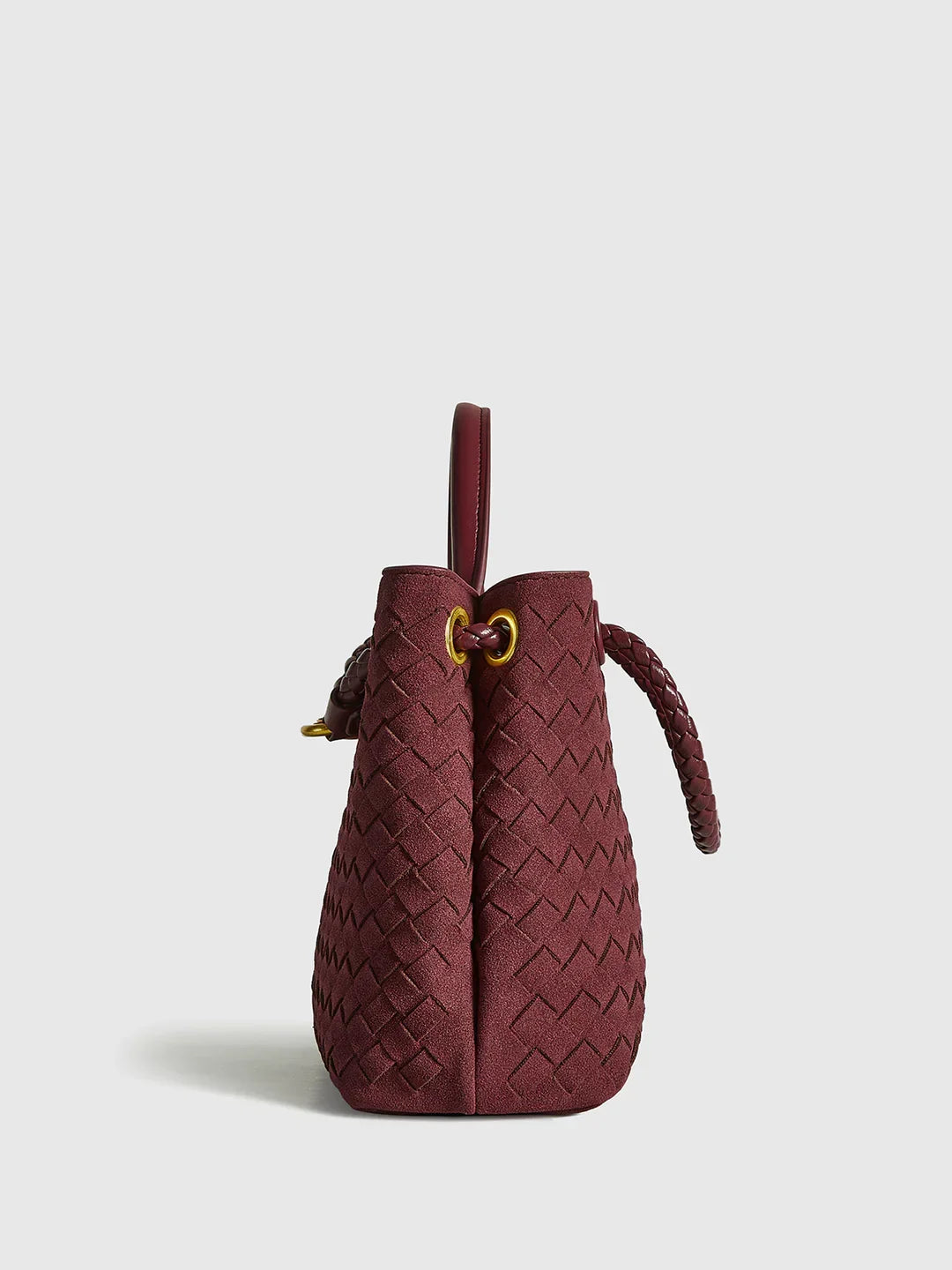 ÉLANE Always Chic Suede Woven Tote Bag