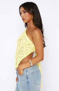 Lila Lace Top