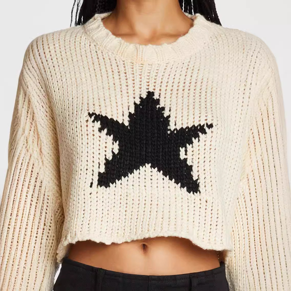 Stella's Cropped Sweater