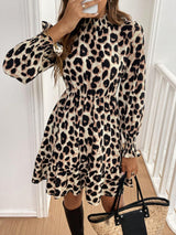 Lola's Leopard Print Dress – Slim Fit Chic