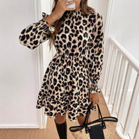 Lola's Leopard Print Dress – Slim Fit Chic