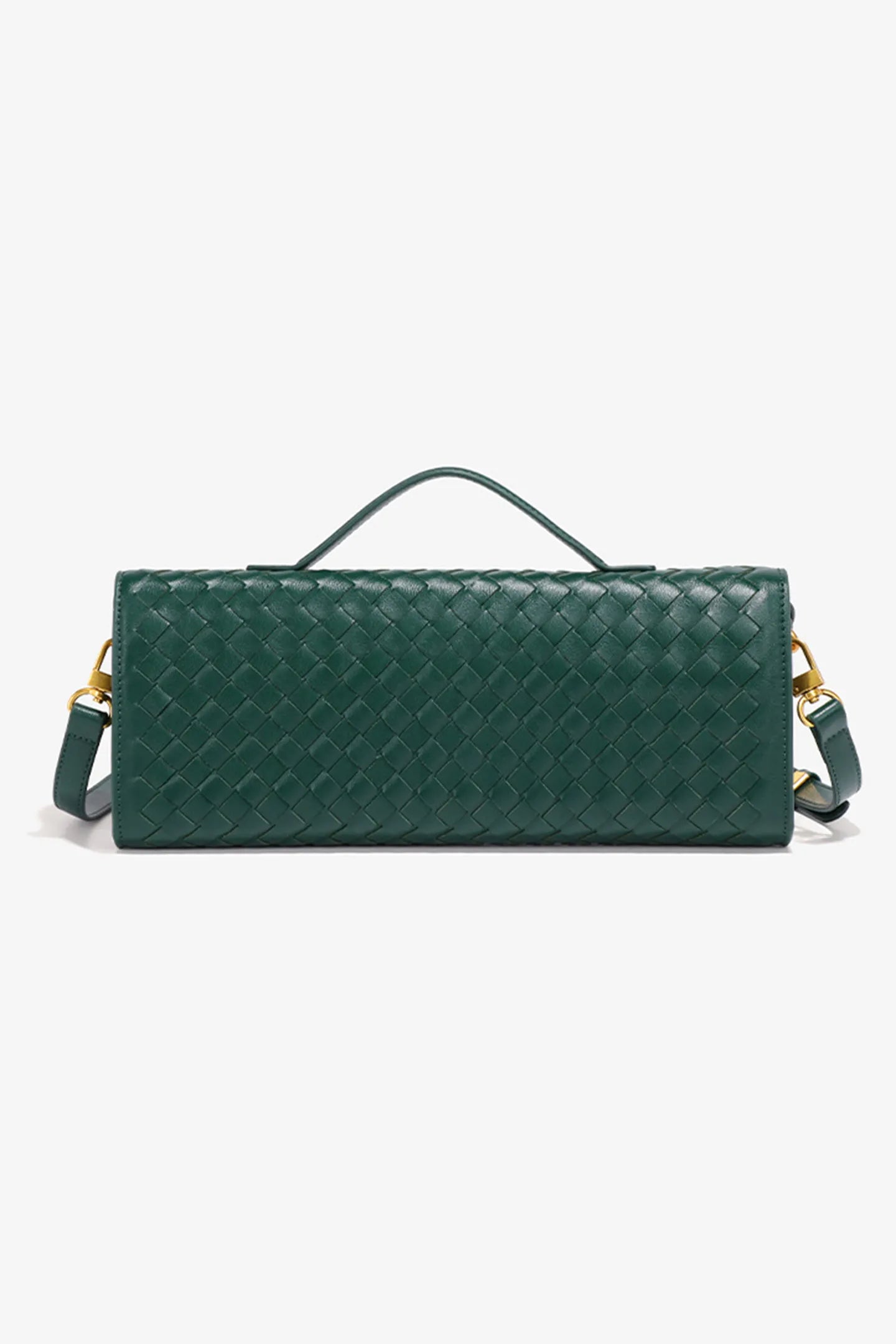 Woven Clutch with Top Handle