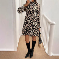 Lola's Leopard Print Dress – Slim Fit Chic