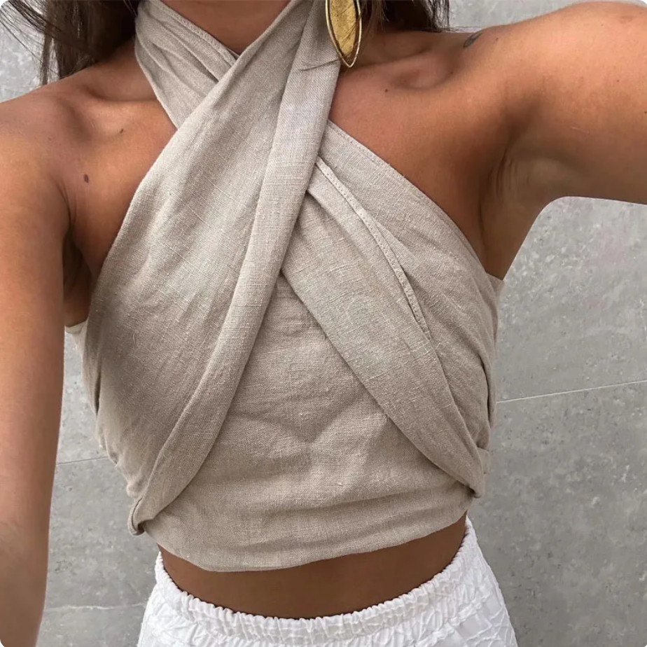 Sophia | Linen Sleeveless